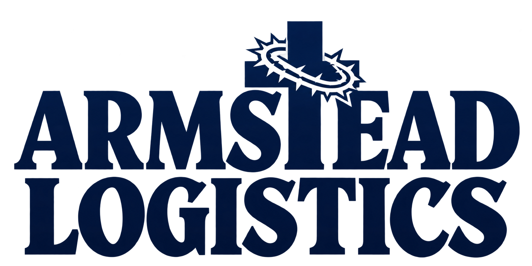 Armstead Logistics cross and crown of thorns logo